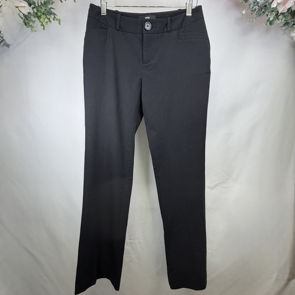 Mossimo Denim Pants - Mossimo Women's Stretch Wide Leg Black Dress Pants Size 2 Blk Work Pants